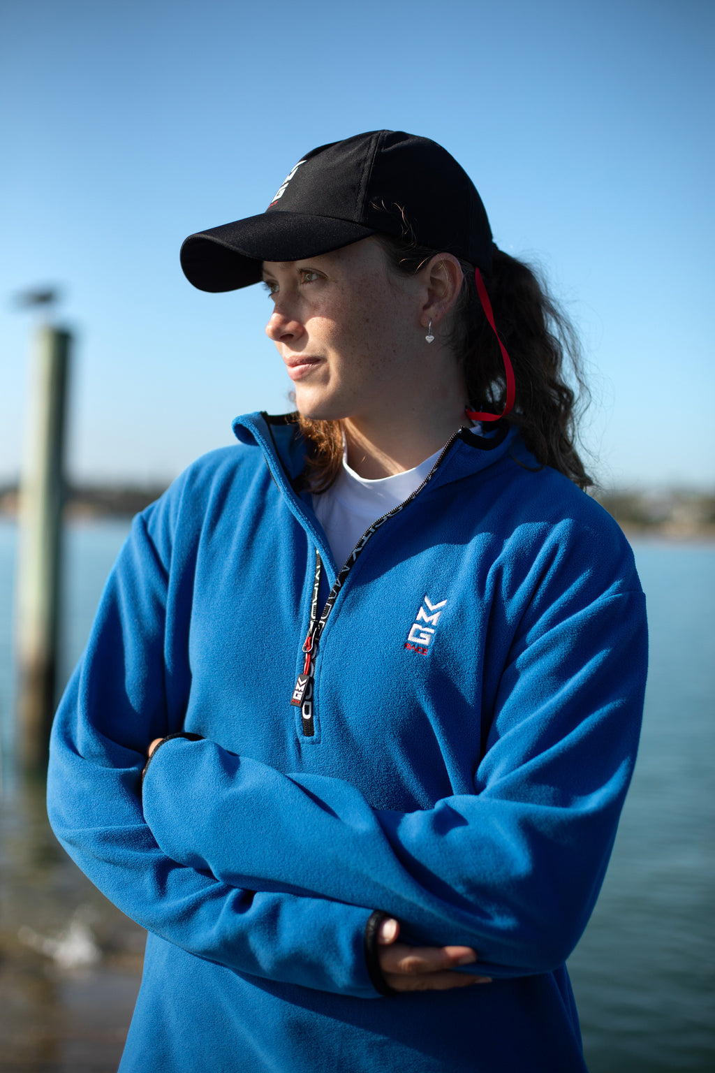 Unisex On Board 1/4 Zip Fleece Top